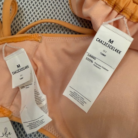 Cupshe X Stassie Oasis Tunneled Top & Extra Cheeky String Bikini Bottoms SKU0907 - Picture 9 of 9